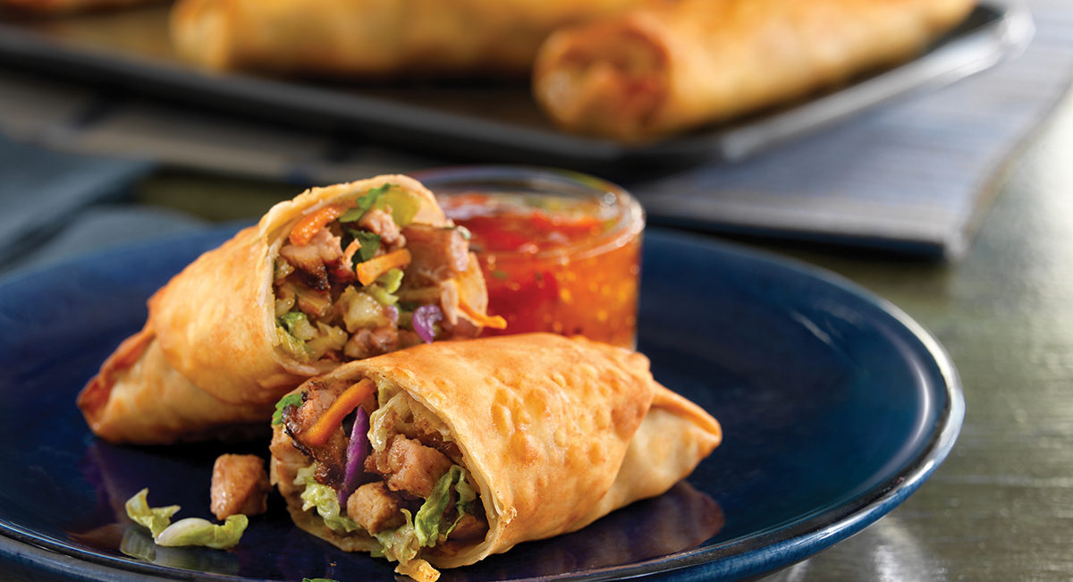 Baked Pork Egg Rolls - PA Pork Producers Council