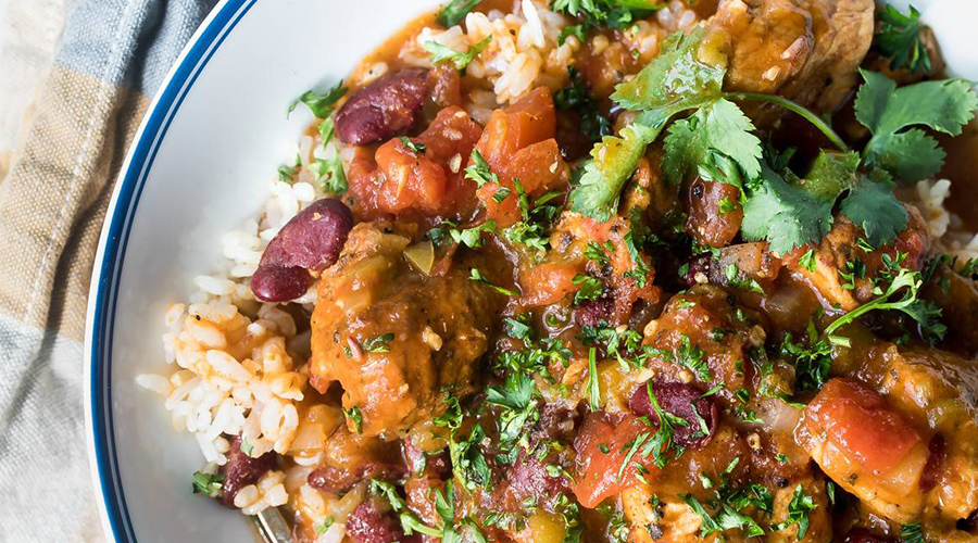 Instant Pot Pork Chili and Rice
